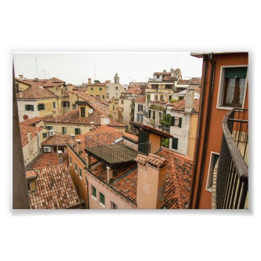 Venetian Rooftops and Terraces Fotodruck (Vorne)
