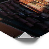 Venetian Rooftops and Terraces Poster (Ecke)