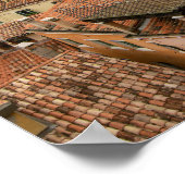 Venetian Rooftops and Terraces Poster (Ecke)