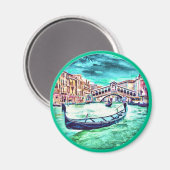 Venetien, Italien Magnet (Vorderseite/Rückseite)