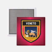 Veneto-Flagge Magnet (Vorderseite/Rückseite)