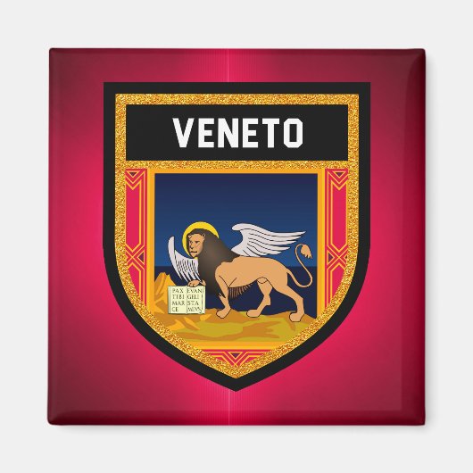Veneto-Flagge Magnet (Vorne)