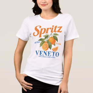 Veneto Spritz Italienischer Orangen-Cocktail Tri-Blend Shirt