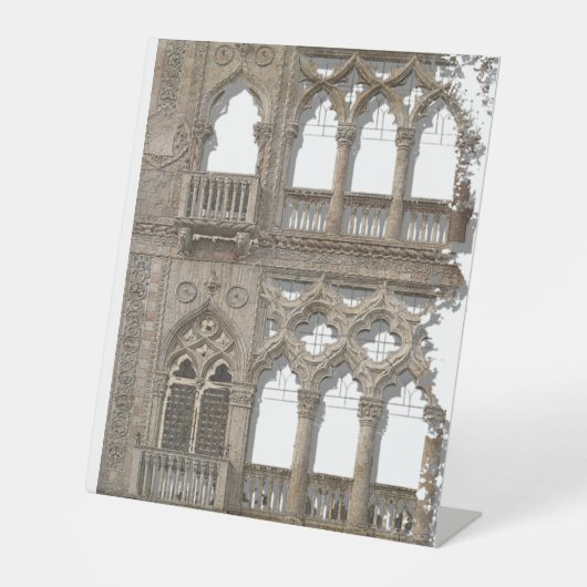 Venezia D'Oro Sockelschild (Vorderseite)