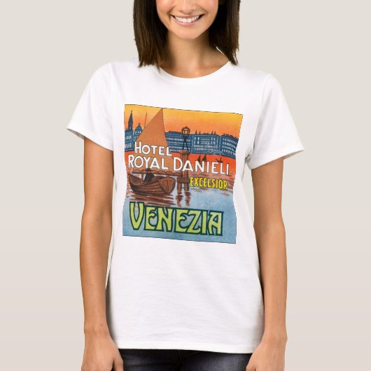 Venezia Hotel königliches Danieli T-Shirt (Vorderseite)