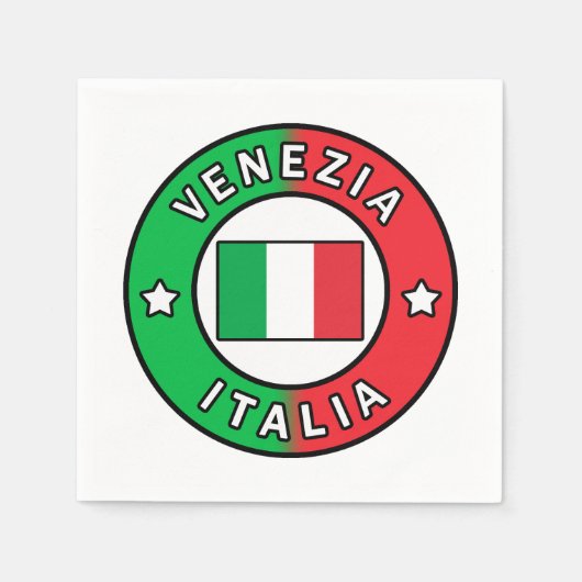 Venezia Italia Serviette (Vorderseite)