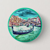 Venezia, Italien Button (Vorderseite)