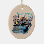 Venezia, Italien: Entlang des Kanals Keramik Ornament (Rechts)
