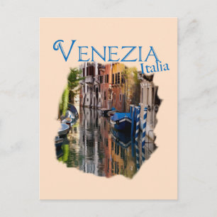 Venezia, Italien: Farbkanal Postkarte