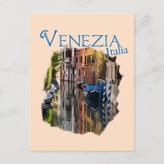Venezia, Italien: Farbkanal Postkarte (Vorderseite)