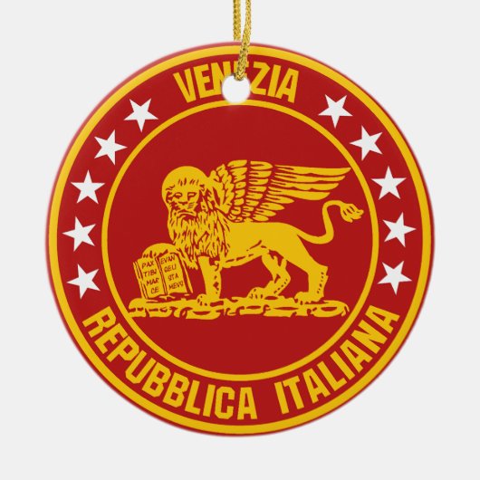 Venezia Keramik Ornament (Vorne)