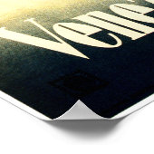 VENEZIA LIDO Venedig Vintag Italien Reiseplaner Poster (Ecke)