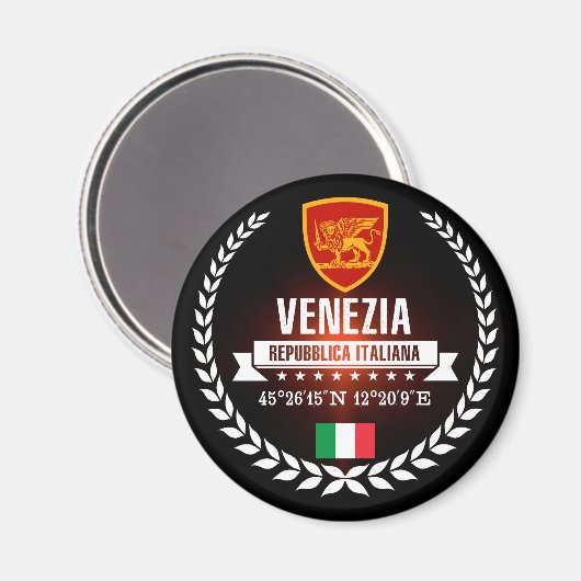 Venezia Magnet (Vorderseite/Rückseite)