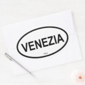 VENEZIA OVALER AUFKLEBER (Umschlag)
