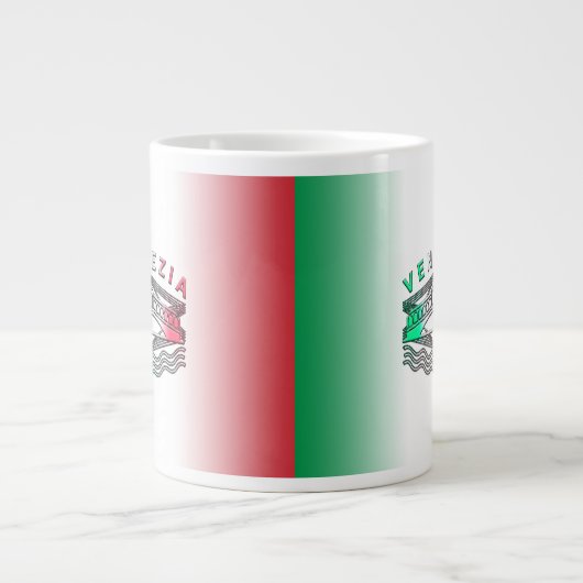 Venezia Rialto Bold Lines Jumbo-Tasse (Vorderseite)