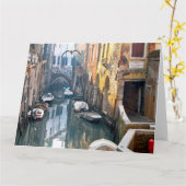 VENEZIA SEGRETA Jumbo Grußkarte Karte (Gelbe Blume)