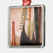 Venezia Silbernes Ornament (Links)