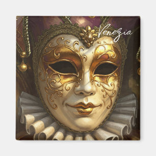 Venezia Venedig Italien Karnevalsmaske Magnet