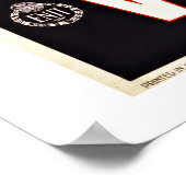 Venezia, Venedig, Italien Vintage Travel Poster (Ecke)