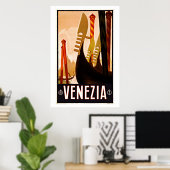 Venezia, Venedig, Italien Vintage Travel Poster (Heimbüro)