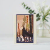 Venezia Vintage Postkarte (Stehend Vorderseite)