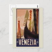 Venezia Vintage Postkarte (Vorne/Hinten)
