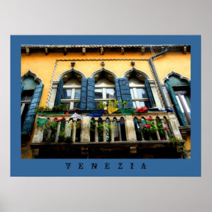 Venezianisch Balcony Poster