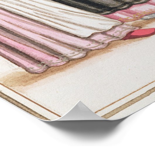 Venezianisch Courtesan Poster (Ecke)