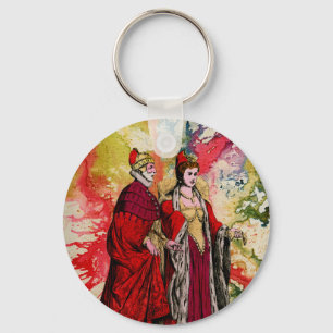 Venezianisch Doge und Dogeressa von Michael Moffa Schlüsselanhänger