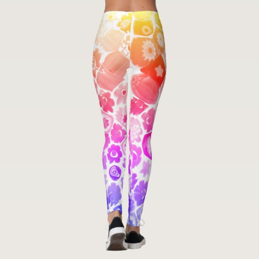 VENEZIANISCH FLORA GLASS CAPRI LEGGINGS (Rückseite)