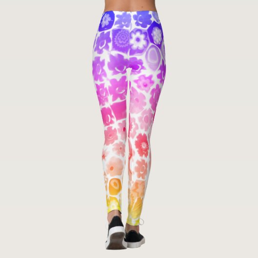 VENEZIANISCH FLORA GLASS CAPRI LEGGINGS (Rückseite)