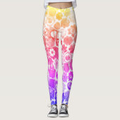 VENEZIANISCH FLORA GLASS CAPRI LEGGINGS (Vorderseite)