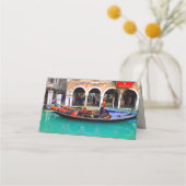 Venezianisch Gondolas Platzkarte (Rückseite)