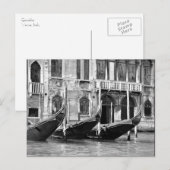 Venezianisch Gondolas Postcard Postkarte (Vorne/Hinten)