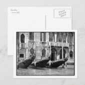 Venezianisch Gondolas Postcard Postkarte (Vorne/Hinten)