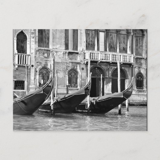 Venezianisch Gondolas Postcard Postkarte (Vorderseite)