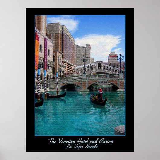 Venezianisch Gondolas Poster (Vorne)