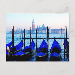 Venezianisch Gondolas Postkarte