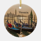 Venezianisch Gondolas Venedig Keramik Ornament (Vorne)