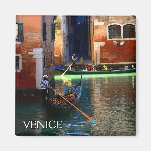 Venezianisch Gondoliers Magnet (Vorne)