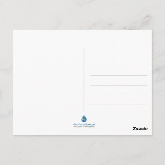 Venezianisch Jester Mask Postkarte (Rückseite)