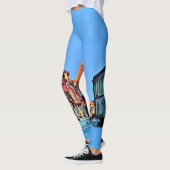 Venezianisch Lagoon - MURANO - Ansicht Leggings (Links)
