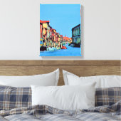 Venezianisch Lagoon - MURANO - Ansicht Leinwanddruck (Insitu (Schlafzimmer))