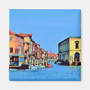 Venezianisch Lagoon - MURANO - Ansicht Magnet