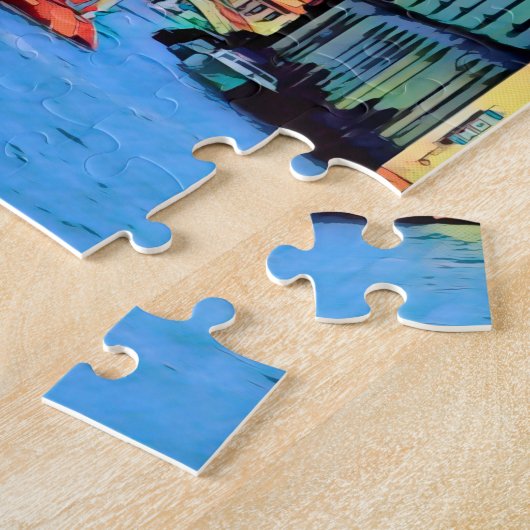 Venezianisch Lagoon - MURANO - Ansicht Puzzle (Seite)