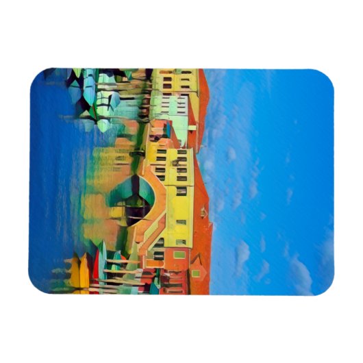 Venezianisch Lagoon - MURANO - Panorama Magnet (Horizontal)