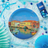 Venezianisch Lagoon - MURANO - Panorama Pappteller (Party)