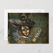 Venezianisch Mask Fantasy Postkarte (Vorne/Hinten)