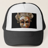 Venezianisch Mask Hat Truckerkappe (Vorderseite)
