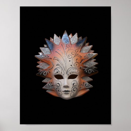 Venezianisch Mask Poster (Vorne)